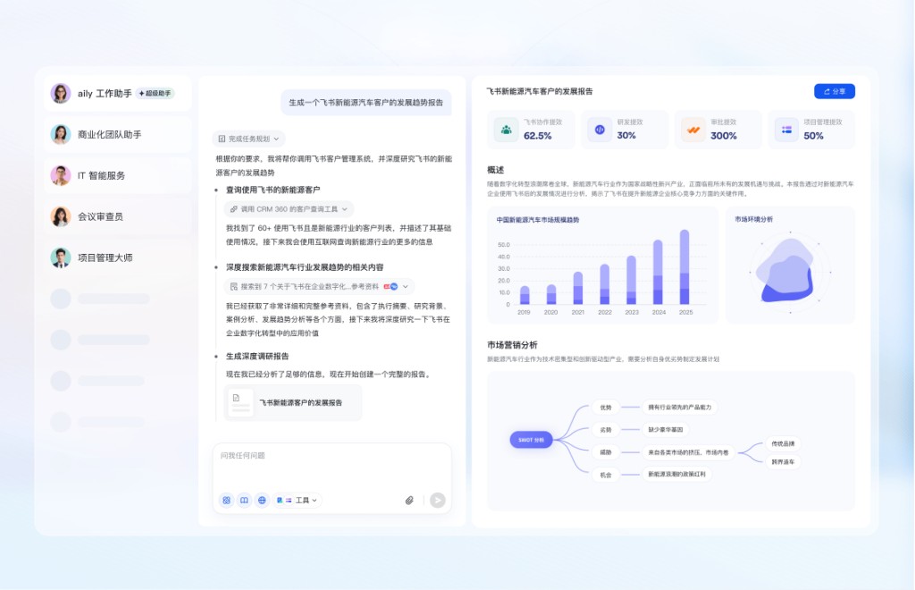 飞书客户案例企业协同办公效率提升